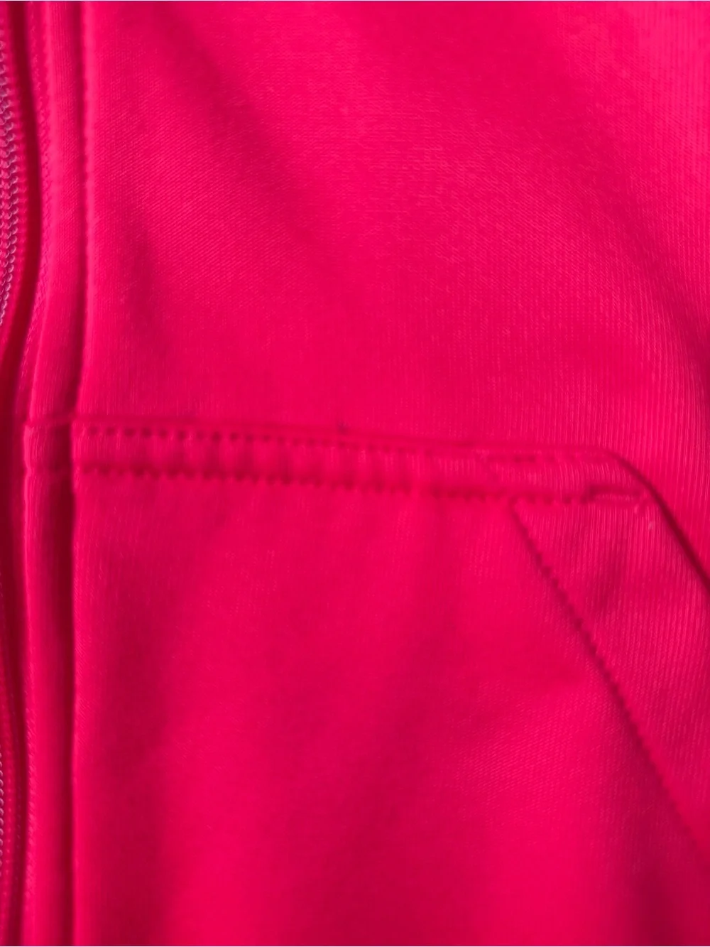 Adidas Boys YM (10/12) Red & Black Full-Zip Hoodie